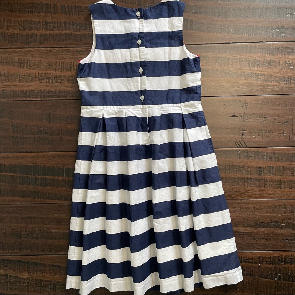 Janie and Jack Pretty Patriot Striped Dress - Picture 5 of 11